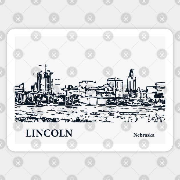 Lincoln - Nebraska Sticker by Lakeric